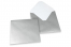 Buste colorate per biglietti d'auguri - argento, 155 x 155 mm | PIT Packaging.it | Paesedellebuste