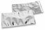 Buste metallizzate colorate argento - 114 x 229 mm | PIT Packaging.it | Paesedellebuste