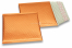 Buste imbottite metallizzate ECO - arancione 165 x 165 mm | PIT Packaging.it | Paesedellebuste