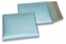 Buste imbottite metallizzate opache ECO - blu ghiaccio 165 x 165 mm | PIT Packaging.it | Paesedellebuste