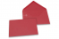 Buste colorate per biglietti d'auguri - rosso, 114 x 162 mm | PIT Packaging.it | Paesedellebuste
