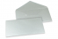 Buste colorate per biglietti d'auguri - argento metallizzato, 110 x 220 mm | PIT Packaging.it | Paesedellebuste