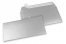 Buste di carta colorate - Argento metallizzato, 110 x 220 mm | PIT Packaging.it | Paesedellebuste