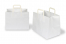 Sacchetti di carta con manici piatti - bianco, 317 x 218 x 245 mm | PIT Packaging.it | Paesedellebuste