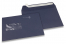 Buste colorate con finestra - Blu scuro, 162 x 229 mm (A5), Finestra a sinistra, formato finestra 45 x 90 mm, posizione finestra 20 mm da sinistra / 60 mm da sotto, lembo autoadesivo, carta da 120 grammi. | PIT Packaging.it | Paesedellebuste