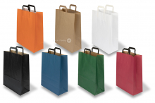 Sacchetti di carta con manici piatti | PIT Packaging.it | Paesedellebuste
