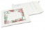 Buste imbottite bianche con stampa natalizia - Vintage | PIT Packaging.it | Paesedellebuste