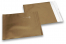 Buste metallizzate colorate opache oro - 165 x 165 mm | PIT Packaging.it | Paesedellebuste