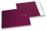 Buste metallizzate colorate opache bordeaux - 165 x 165 mm | PIT Packaging.it | Paesedellebuste