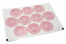 Sigilli per battesimo - mi bautizo rosa con la ghirlanda bianca | PIT Packaging.it | Paesedellebuste