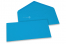 Buste colorate per biglietti d'auguri - blu oceano, 110 x 220 mm | PIT Packaging.it | Paesedellebuste