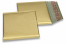 Buste imbottite metallizzate opache ECO - oro 165 x 165 mm | PIT Packaging.it | Paesedellebuste
