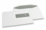 Buste con finestra, bianco, 162 x 229 mm (C5), finestra a destra 40 x 110 mm, posizione della finestra 15 mm dal destra e 72 mm dal fondo,  90 grammi, chiusura gommata, peso circa 7 g cad. | PIT Packaging.it | Paesedellebuste