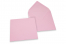 Buste colorate per biglietti d'auguri - rosa chiaro, 155 x 155 mm | PIT Packaging.it | Paesedellebuste