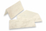 Buste color marmo (110 x 220 mm) e biglietti (105 x 210 mm) - marrone marmo, senza fodera interna | PIT Packaging.it | Paesedellebuste