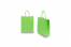 Sacchetti di carta con manici intrecciatip - verde, 180 x 80 x 220 mm, 90 grammi | PIT Packaging.it | Paesedellebuste