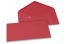Buste colorate per biglietti d'auguri - rosso, 110 x 220 mm | PIT Packaging.it | Paesedellebuste