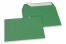 Buste di carta colorate - Verde scuro, 114 x 162 mm | PIT Packaging.it | Paesedellebuste
