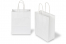 Sacchetti di carta con manici intrecciati - bianco, 180 x 80 x 220 mm, 90 grammi | PIT Packaging.it | Paesedellebuste
