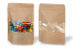 Sacchetti Doypack in carta con finestra - marrone, 200 x 300 x 100 mm, 1800 ml | PIT Packaging.it | Paesedellebuste