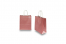 Sacchetti di carta con manici intrecciati - rosa metallizzato, 180 x 80 x 220 mm, 90 grammi | PIT Packaging.it | Paesedellebuste