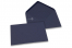 Buste colorate per biglietti d'auguri - blu scuro, 125 x 175 mm | PIT Packaging.it | Paesedellebuste