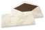 Buste color marmo - 110 x 220 mm, marrone marmo, fodera interna marrone | PIT Packaging.it | Paesedellebuste