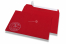 Buste colorate natalizie - Rosso, con pupazzo di neve | PIT Packaging.it | Paesedellebuste