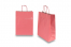 Sacchetti di carta con manici intrecciati - rosso velluto, 260 x 120 x 350 mm, 90 grammi | PIT Packaging.it | Paesedellebuste