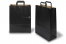 Sacchetti di carta con manici piatti - nero, 320 x 140 x 420 mm | PIT Packaging.it | Paesedellebuste