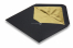 Buste foderate nere - interno oro | PIT Packaging.it | Paesedellebuste