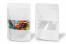 Sacchetti Doypack in carta con finestra - bianco, 200 x 300 x 100 mm, 1800 ml | PIT Packaging.it | Paesedellebuste
