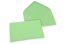 Buste colorate per biglietti d'auguri - verde menta, 125 x 175 mm | PIT Packaging.it | Paesedellebuste