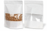 Sacchetti Doypack in carta con finestra - bianco, 250 x 340 x 120 mm, 3000 ml | PIT Packaging.it | Paesedellebuste