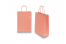 Sacchetti di carta con manici intrecciati - rosa salmone, 220 x 100 x 310 mm, 90 grammi | PIT Packaging.it | Paesedellebuste