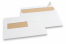 Buste colore crema con finestra, 156 x 220 mm (EA5), finestra a sinistra 40 x 110 mm, posizione della finestra 20 mm dal sinistra e 66 mm dal fondo, 90 grammi, circa 7 g per unità  | PIT Packaging.it | Paesedellebuste