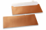 Buste colorate madreperla rame - 110 x 220 mm | PIT Packaging.it | Paesedellebuste