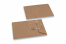 Buste con corda e rondella - 114 x 162 mm, marrone | PIT Packaging.it | Paesedellebuste