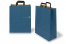 Sacchetti di carta con manici piatti - blu, 320 x 140 x 420 mm | PIT Packaging.it | Paesedellebuste