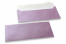 Buste colorate madreperla lilla - 110 x 220 mm | PIT Packaging.it | Paesedellebuste