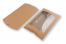 Scatole a cuscino Kraft - 162 x 229 x 35 mm - con finestra 120 x 180 mm | PIT Packaging.it | Paesedellebuste