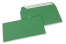 Buste di carta colorate - Verde scuro, 110 x 220 mm | PIT Packaging.it | Paesedellebuste