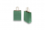 Sacchetti di carta con manici intrecciati - verde scuro metallizzato, 180 x 80 x 220 mm, 90 grammi | PIT Packaging.it | Paesedellebuste