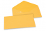 Buste colorate per biglietti d'auguri - giallo oro, 110 x 220 mm | PIT Packaging.it | Paesedellebuste