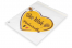 Buste glassine bianche con chiusura adesiva - con esempio stampato | PIT Packaging.it | Paesedellebuste