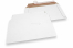 Buste di cartone ondulato bianco - 245 x 345 mm | PIT Packaging.it | Paesedellebuste