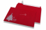 Buste colorate natalizie - Rosso, con albero di Natale | PIT Packaging.it | Paesedellebuste
