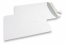 Buste di carta bianco, 220 x 312 mm (EA4), 120 grammi, chiusura gommata | PIT Packaging.it | Paesedellebuste