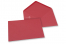 Buste colorate per biglietti d'auguri - rosso, 133 x 184 mm | PIT Packaging.it | Paesedellebuste