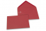 Buste colorate per biglietti d'auguri - rosso scuro, 114 x 162 mm | PIT Packaging.it | Paesedellebuste